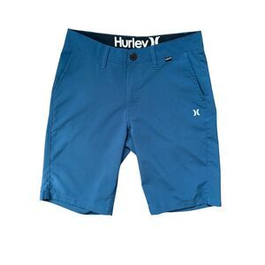 Hurley Men's Chino Hybrid Walkshorts Slate Blue Size 28 EUC